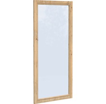 Rechteckiger Spiegel mit Holzrahmen