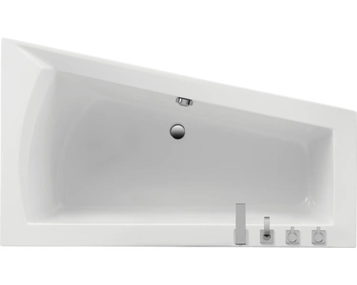 Raumsparbadewanne Ottofond Delta I Modell A 871401 160x100 cm weiß