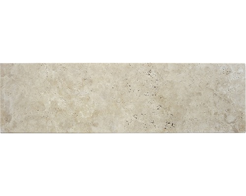 FLAIRSTONE Trittstufe Roma beige 1 Längsseite + beide kurze Seiten geschliffen und gefast 115 cm x 35 cm