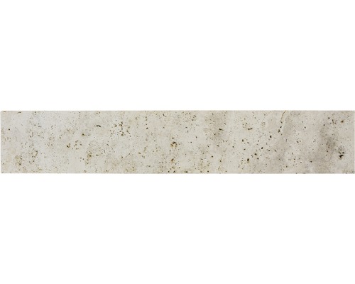 FLAIRSTONE Setzstufe Roma beige beide kurze Seiten leicht gefast 115 cm x 15 cm