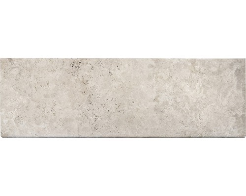 FLAIRSTONE Poolumrandung Roma beige gerade 1 Längsseite gerundet 115 x 35 x 3 cm