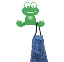 Froschförmiger Handtuchhaken mit hängendem Handtuch