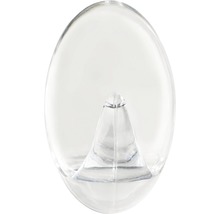 Transparenter Klebehaken
