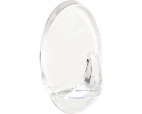 Maxihaken Wenko transparent 2 Stück Transparenter Wandhaken zur Befestigung