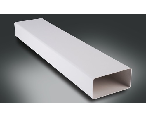 Rotheigner Flachkanal weiß 111mm x 54 mm L = 1000 mm Rechteckiger Kunststoffkanal
