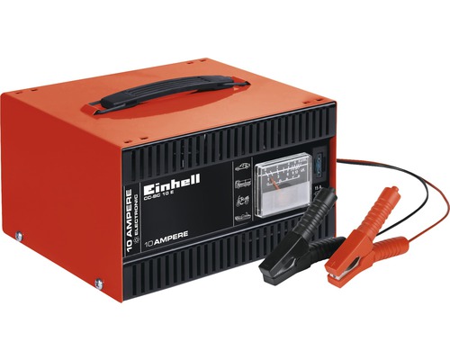 Einhell Batterieladegerät mit Ladekabel und Griff