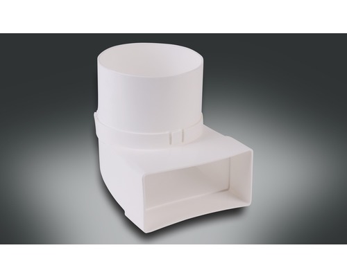 Rotheigner Umlenkstück mit Stutzen weiss 111x54 mm Rotheigner Umlenkstück mit Stutzen weiss 111x54 mm
