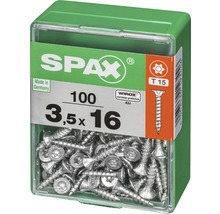 Spax Schrauben 3,5 x 16 mm, 100 Stück in Verpackung