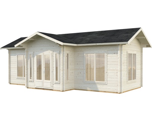 Holz Gartenhaus mit Fenstern und Doppeltür