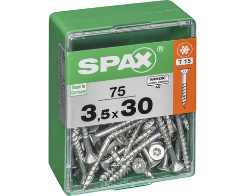 Spax Schrauben 3,5x30 Millimeter im Behälter