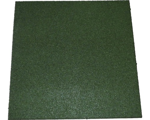 Fallschutzmatte Gummi 500x500x25 mm grün
