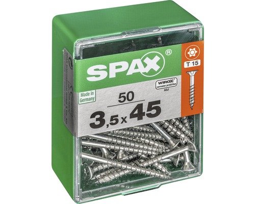 Spax Schrauben 3,5 x 45 Millimeter in einer Box
