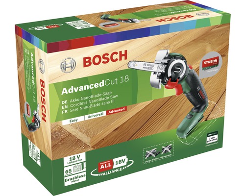 Bosch AdvancedCut 18 Akku-NanoBlade-Säge im Karton