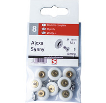 Alexa Sunny D2909 Duschrollen Set, 8 Stück