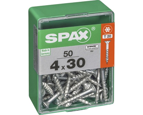 Spax Universalschrauben 4 x 30 Millimeter im Karton