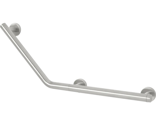 Sicherheitsgriff Tiger Boston Comfort & Safety links 298720946 edelstahl matt Winkel-Haltegriff aus Metall für das Badezimmer