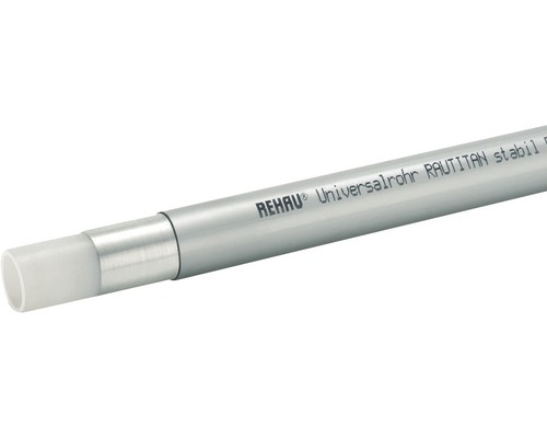 Alu-Verbundrohr Rehau Rautitan stabil 20x2,9 mm 100 m im Ring Rehau Rautitan Stabil Mehrschichtrohr