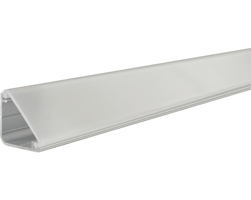 Paulmann Aluminium Profil Delta mit Diffusor alu/eloxiert 1,0 m LED-Profil aus Aluminium für die Innenbeleuchtung
