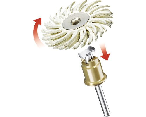 Rotationsbürste mit Schaft für Schleifarbeiten