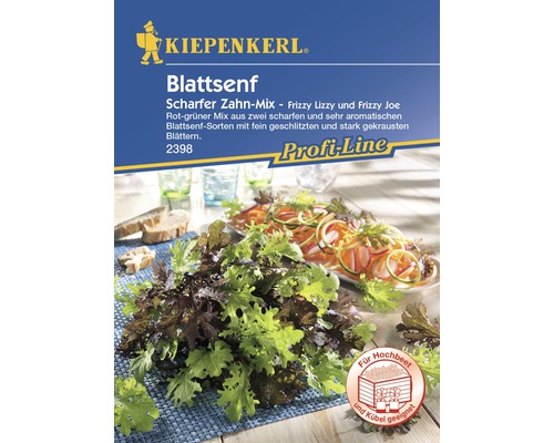 Gemüsesamen Kiepenkerl Blattsenf 'Scharfer Zahn-Mix'