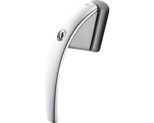 ARON Fenstergriff RotoSwing abschließbar silber passend zu Renova/Renova+/Linea Abschließbarer Fenstergriff