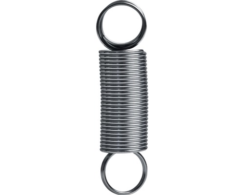 Zugfeder galv. verzinkt 11x40,4x1 mm, 100 Stück Metall Zugfeder mit Ösen