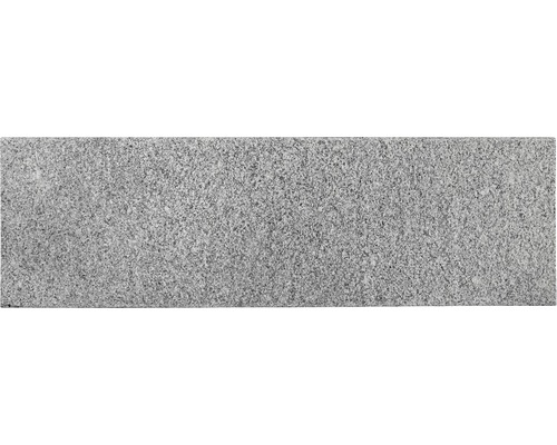 FLAIRSTONE Poolumrandung Iceland white grau gerade beide Längsseiten gerundet 115 cm x 35 cm x 3 cm