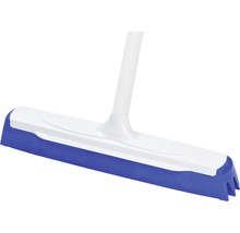 Blauer Gummischieber mit weißem Griff