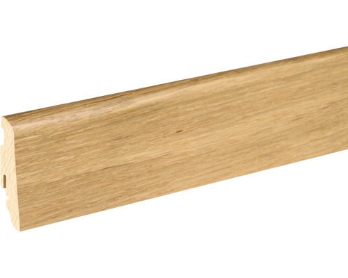 Sockelleiste furniert SU60L Eiche Esprit 19x58x2400 mm Fußleiste aus Holz