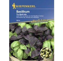 Basilikum Saatgutpackung von Kiepenkerl mit verschiedenen Basilikumsorten