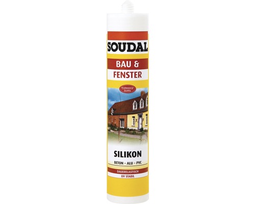 Soudal 1K Bau & Fenstersilikon transparent 300 ml