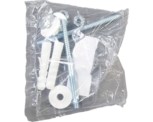 Befestigungsmaterial in einer Plastiktüte