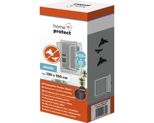 Verpackung eines elastischen Fliegengitters für Fenster, maximale Größe 130 x 150 cm