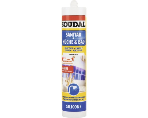 Soudal Küche & Bad Silikon transparent 300 ml