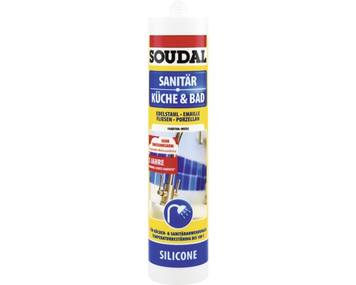 Soudal Sanitär Silikon für Küche und Bad