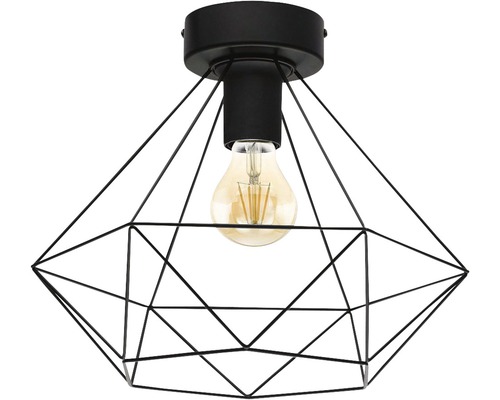 Deckenleuchte aus Metall mit geometrischem Lampenschirm