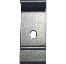 Metallclip mit Loch zur Befestigung