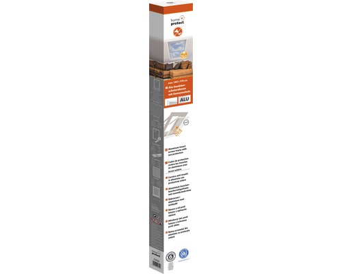 Verpackung eines Aluminium Insektenschutzrahmens mit Sonnenschutz