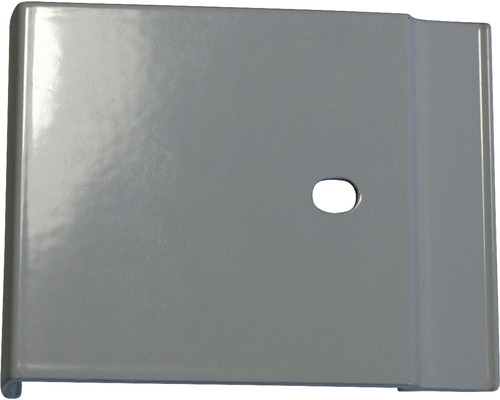 Metallabdeckung mit Bohrung