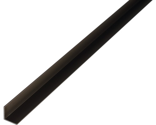 Winkelprofil Aluminium bronzefarbig/eloxiert 25x25x1,5 mm 1 m