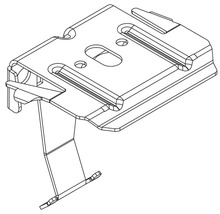 Illustration eines Rollladenaufhängers.