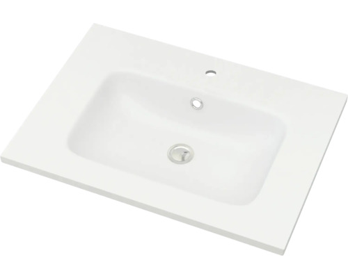 Möbelwaschtisch Baden Haus Tessin eckig 61x46 cm weiß Möbelwaschtisch Baden Haus Tessin eckig 61x46 cm weiß