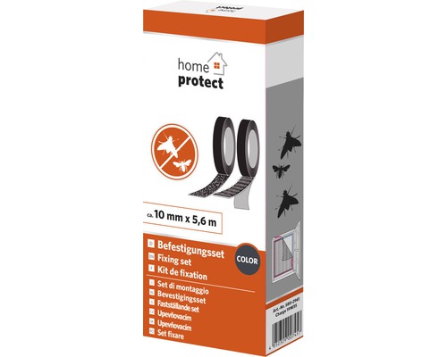 Home Protect Befestigungsset Fiberglasgewebe 5,6 m anthrazit Home Protect Befestigungsset, circa 10 mm x 5,6 m