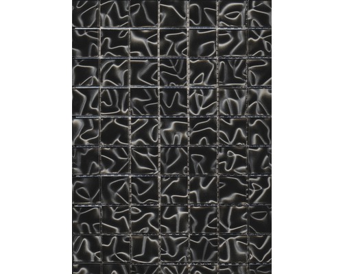 Glasmosaik XCM SM 419 31,8x31,8 cm schwarz
