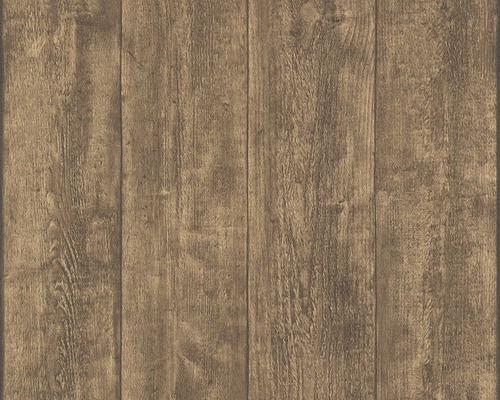 Vliestapete 7088-23 Best of Wood'n Stone Holz hellbraun Tapete mit Holzplanken Muster