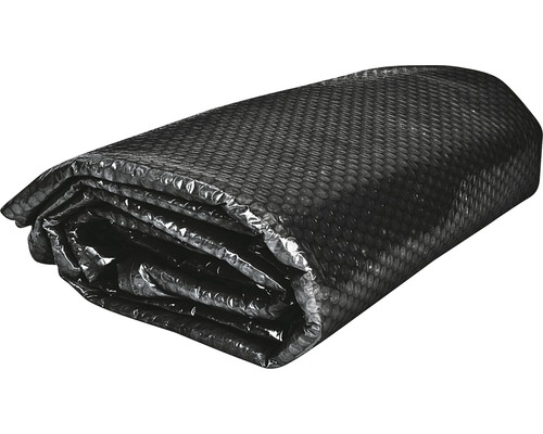 Gerollte Poolabdeckung aus Folie