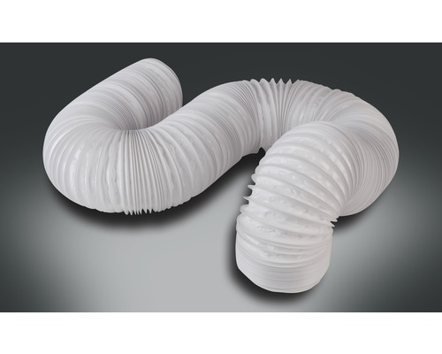 Rotheigner PVC-Schlauch mit Stahlspirale NW 150 L = 1000 mm Flexibler, gewellter Sanitärschlauch aus Kunststoff