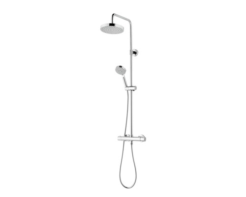 Duschsäule Schulte Modern Rain III D969260 02 mit Thermostat chrom Duschsystem mit Kopf- und Handbrause