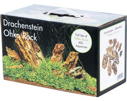 Aquariumdekoration-Set Drachenstein für 60 l Aquarium Aquariumdekoration-Set Drachenstein für 60 l Aquarium