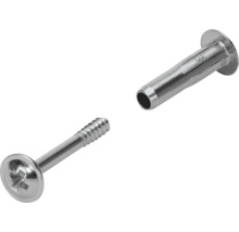 Verbindungsschraube mit Hülse M6 x 30-42 mm, vernickelt, 4 Stück